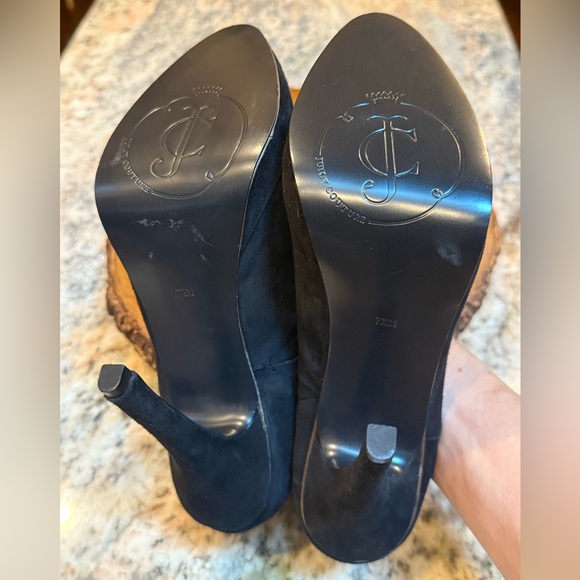 Juicy Couture Black High Heeled shoes. Size 7.5. EUC. So sexy and classic - Picture 11 of 13